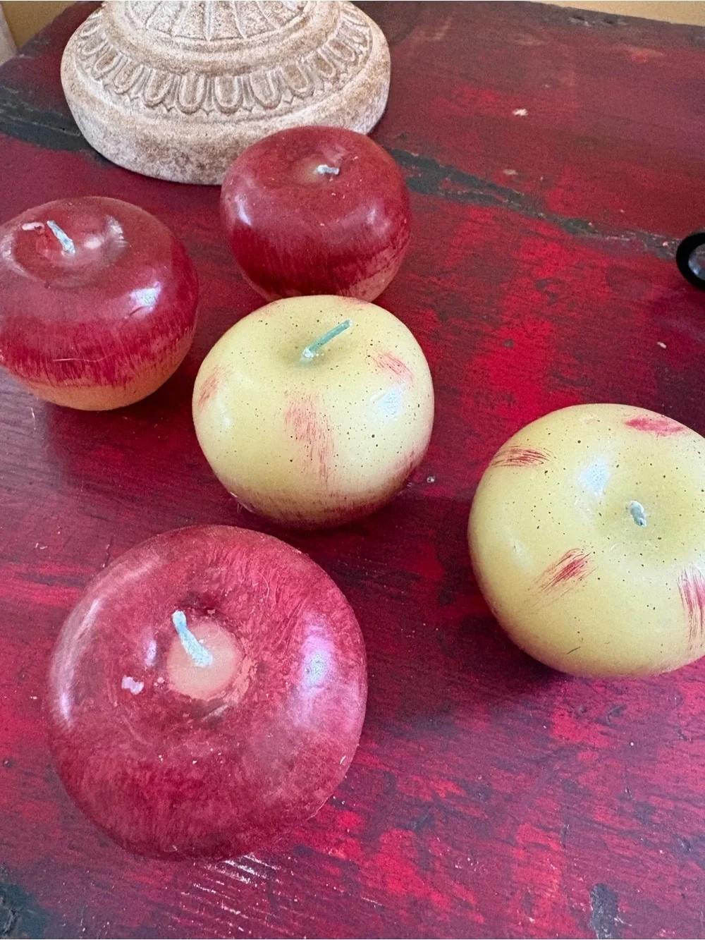 🍎Realistic Decorative Apple Candles